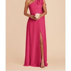Birdy Grey Fuchsia One-Shoulder Dress